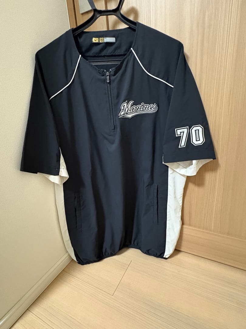 千葉ロッテマリーンズ　福浦和也　実使用　練習着