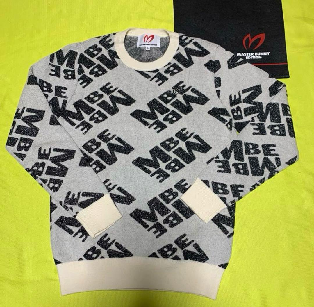 ★美品★ マスターバニーエディション ロゴ ニット