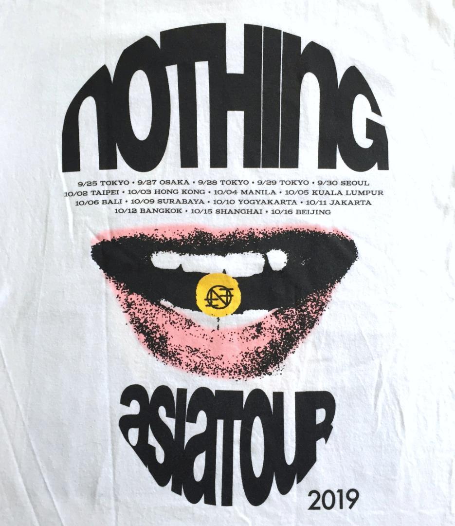 ビンテージ Nothing 2019 Asia Tour Tシャツ バンド
