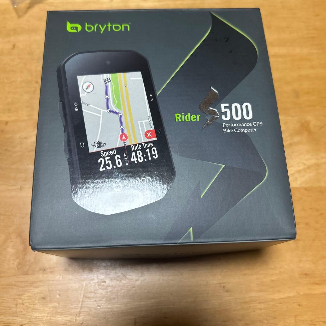 Bryton Rider S500 保護フィルム＋キャッツアイのマウント付き