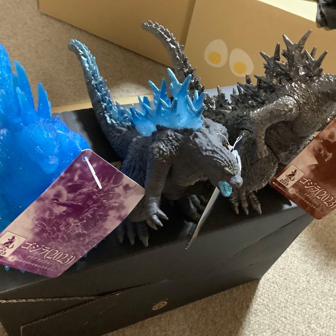 ゴジラ(2023)メタリックver、クリアブルーver、熱線放射ver