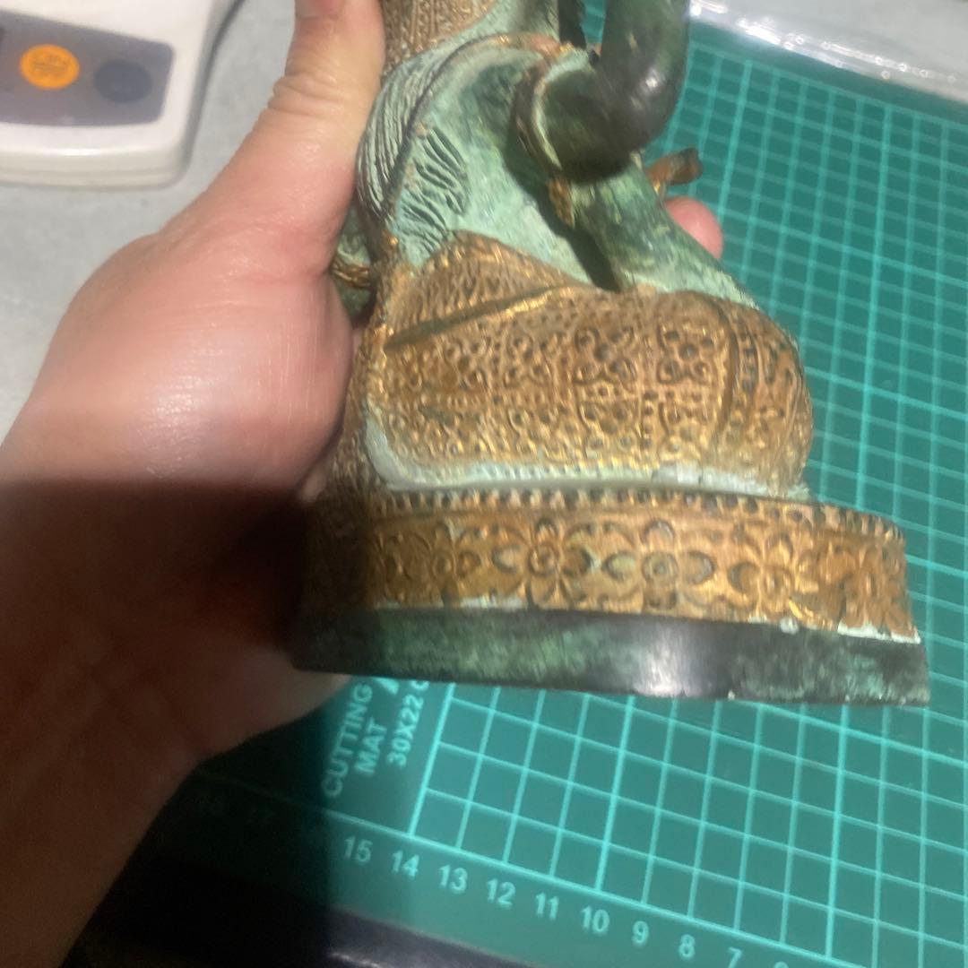 ガネーシャ像 銅像 置物 ヒンドゥー教　神仏様