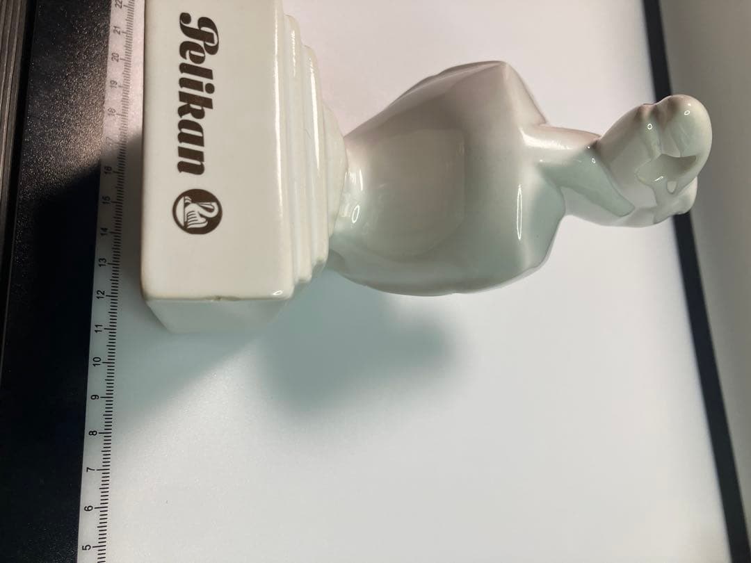 Pelikan ペリカン アクセサリ セラミック フィギュア ホワイト (大)