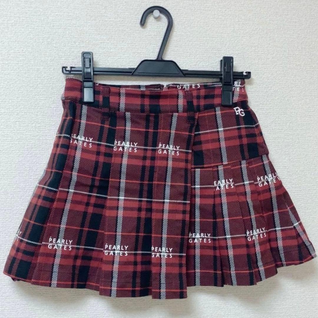 パーリーゲイツ　チェック　スカート