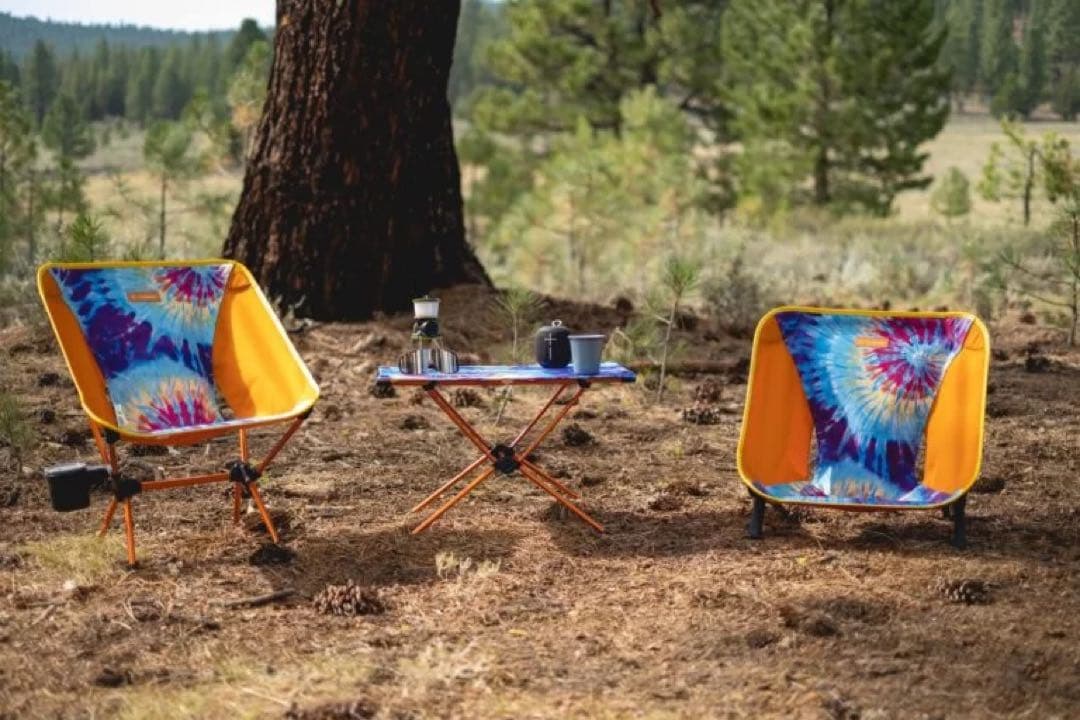 【新品未使用】Helinox ヘリノックス フェスティバルチェア タイダイ柄