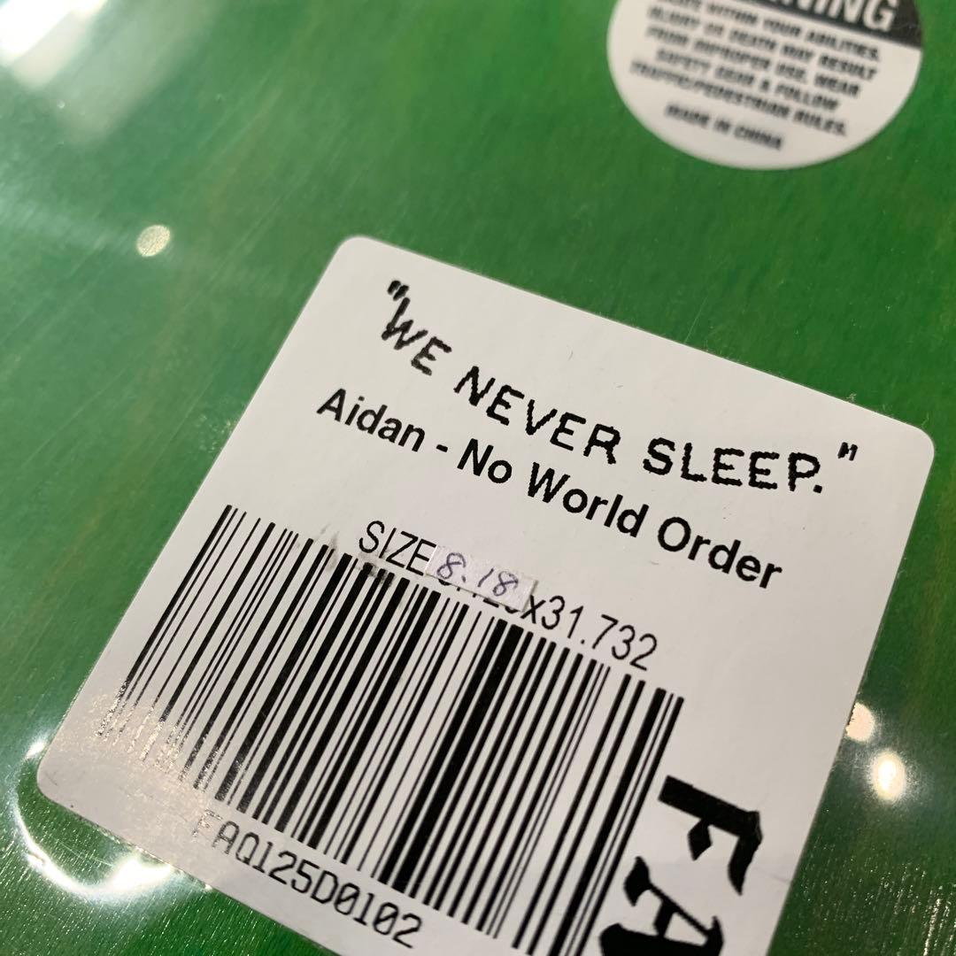 スケートボード Fucking Awesome AIDAN No worldorder 8.18