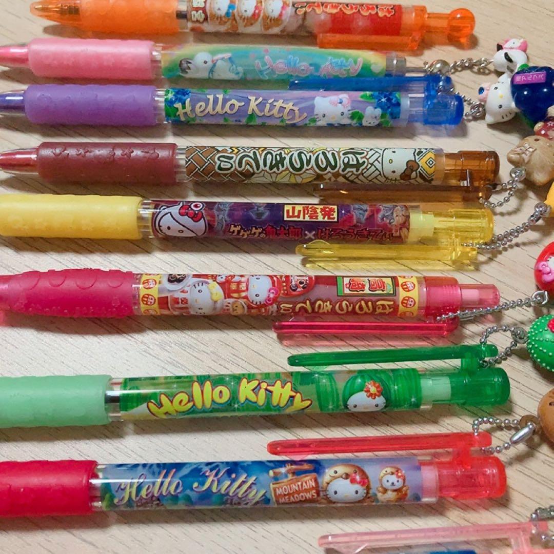 ハローキティ　ご当地　シャーペン　ボールペン　13本セット