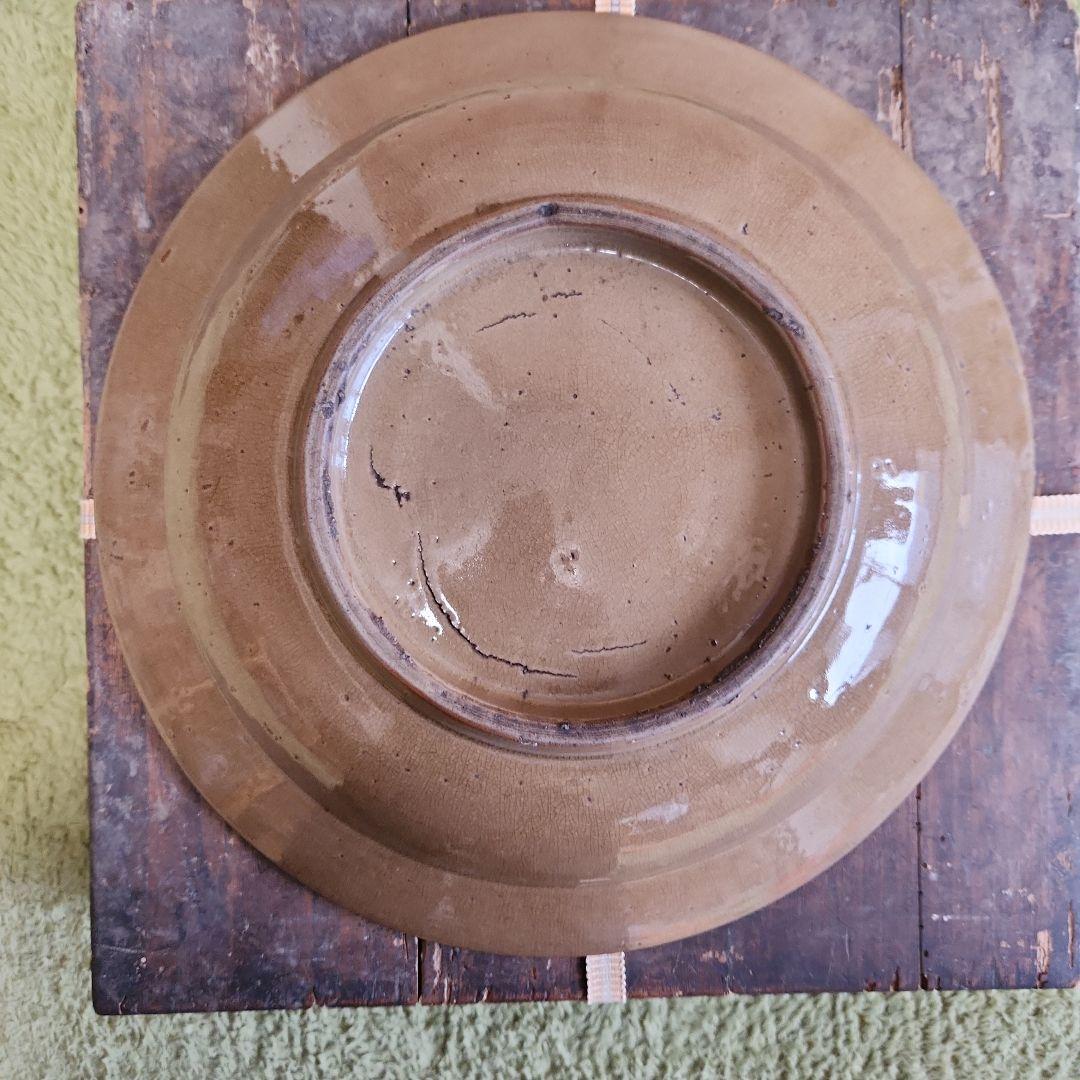 古武雄象嵌宝珠文大皿