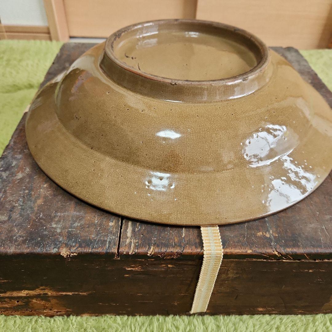 古武雄象嵌宝珠文大皿