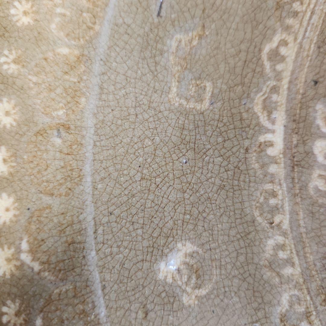 古武雄象嵌宝珠文大皿