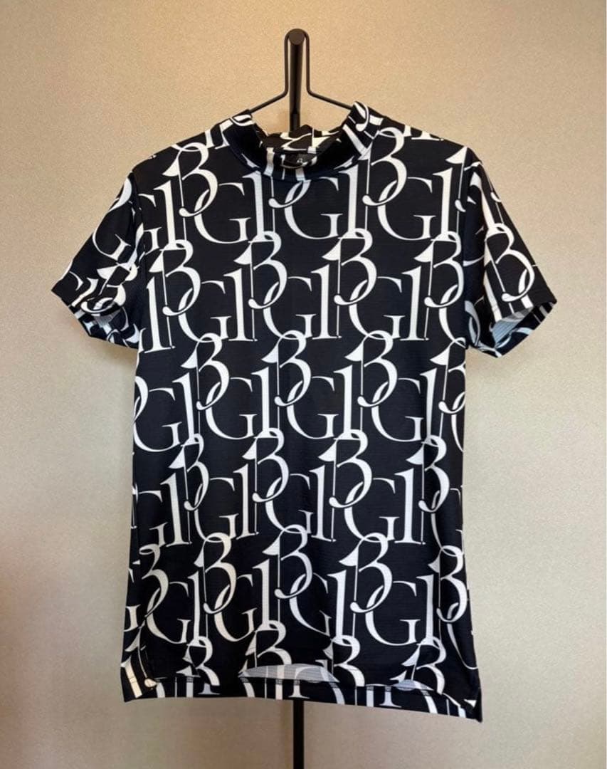 1piu1uguale3GOLF モックネック ハイネック 総柄