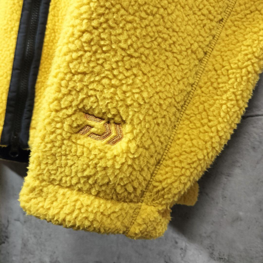 DAIWA レトロフリースジャケット DJ-3123 フェードイエロー XL