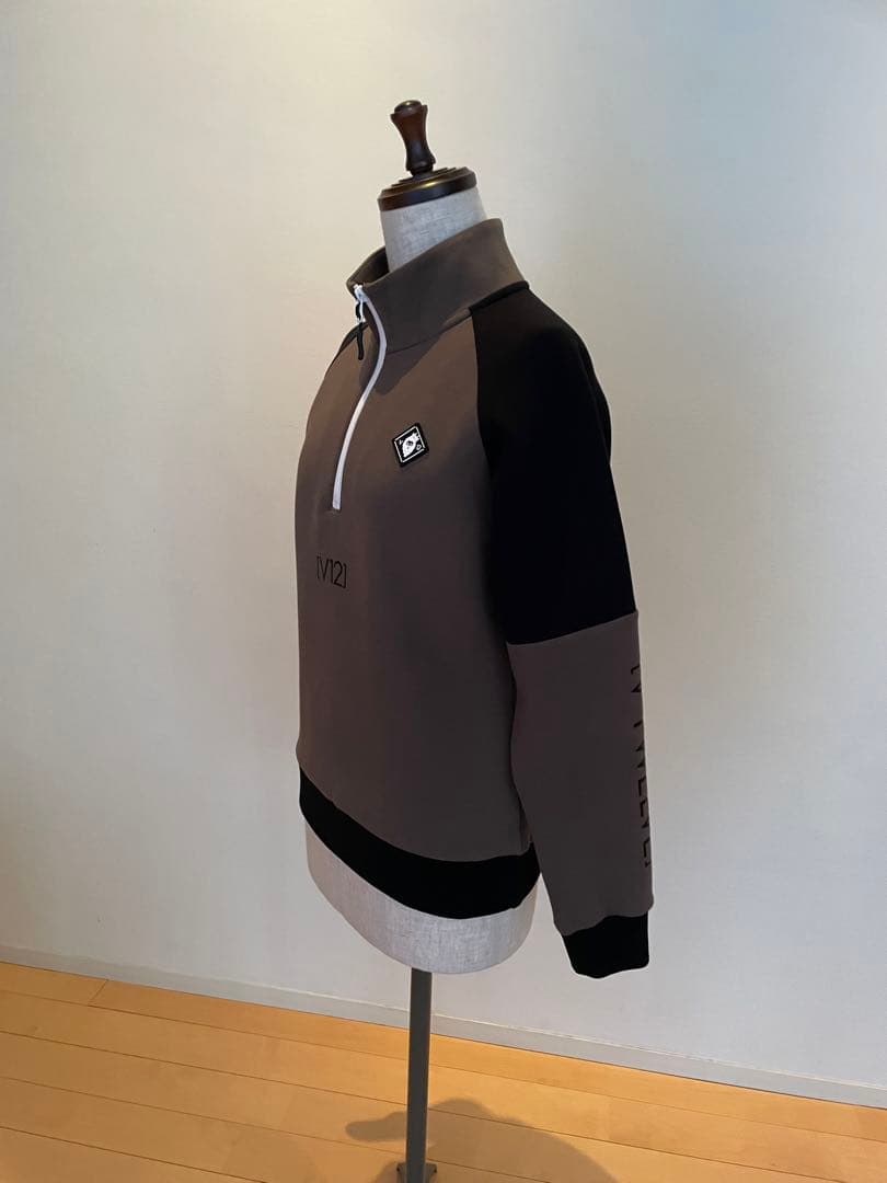 V12ヴィトゥエルブ レディースハーフジップスウェットストレッチ