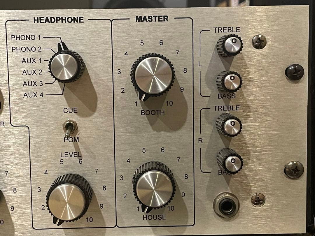 DJ機材 Urei 1620 / 3 Phono cards / Silver panel