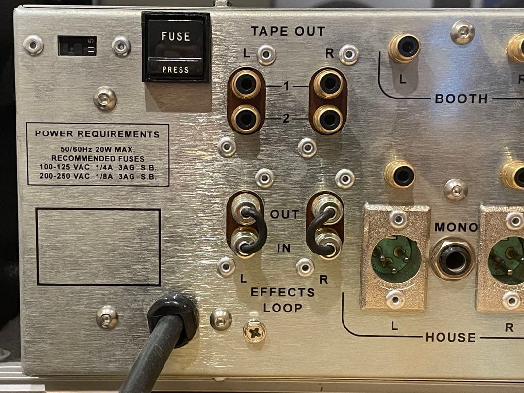 DJ機材 Urei 1620 / 3 Phono cards / Silver panel