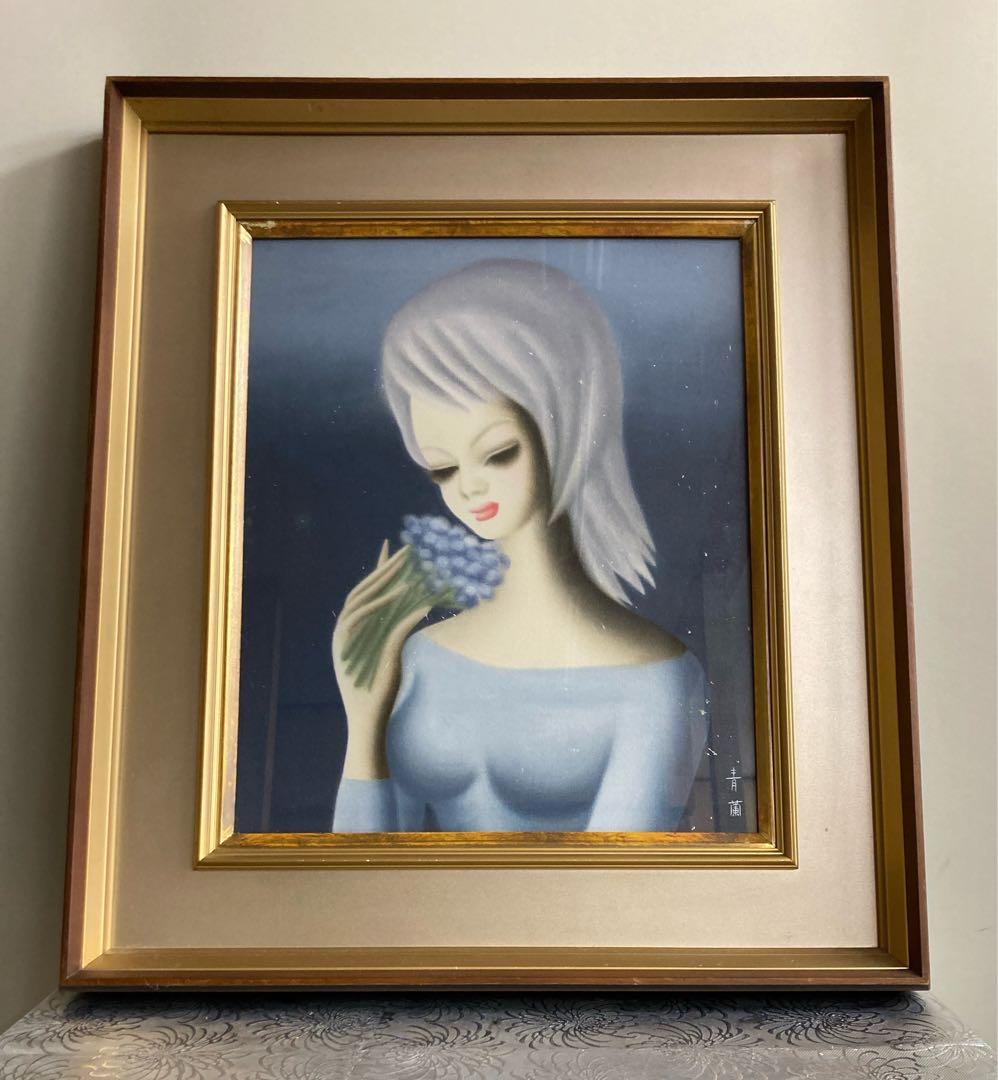 東郷青蘭　久下塚青蘭　絵画　F8号