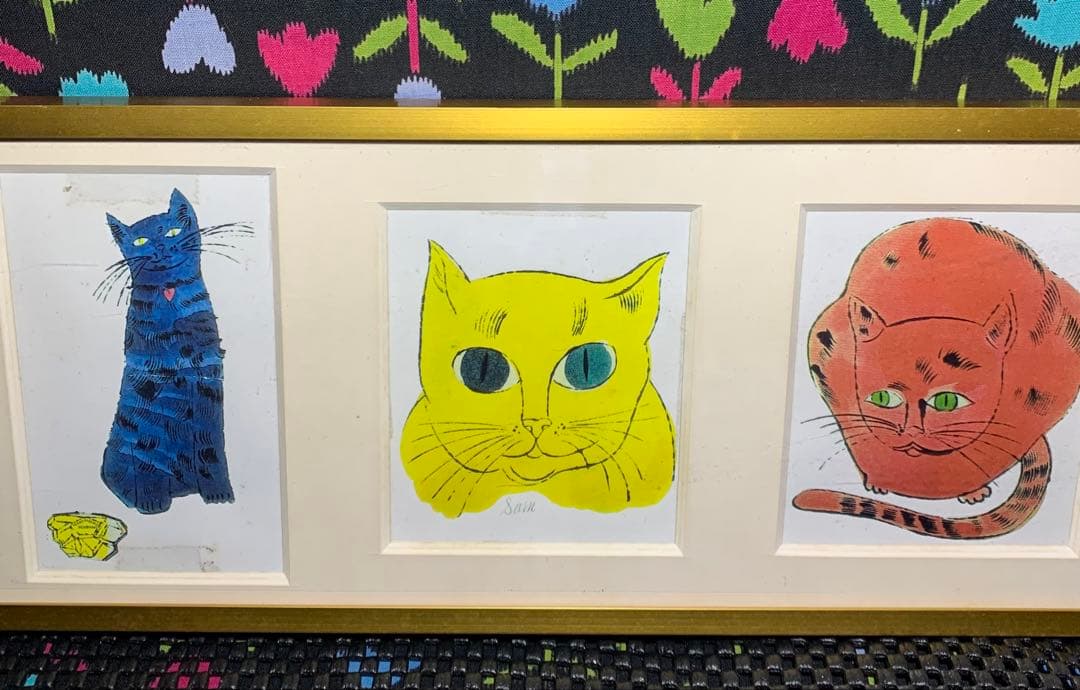 Andy Warhol サムという名の猫　ポスター　壁掛け　ポストカード