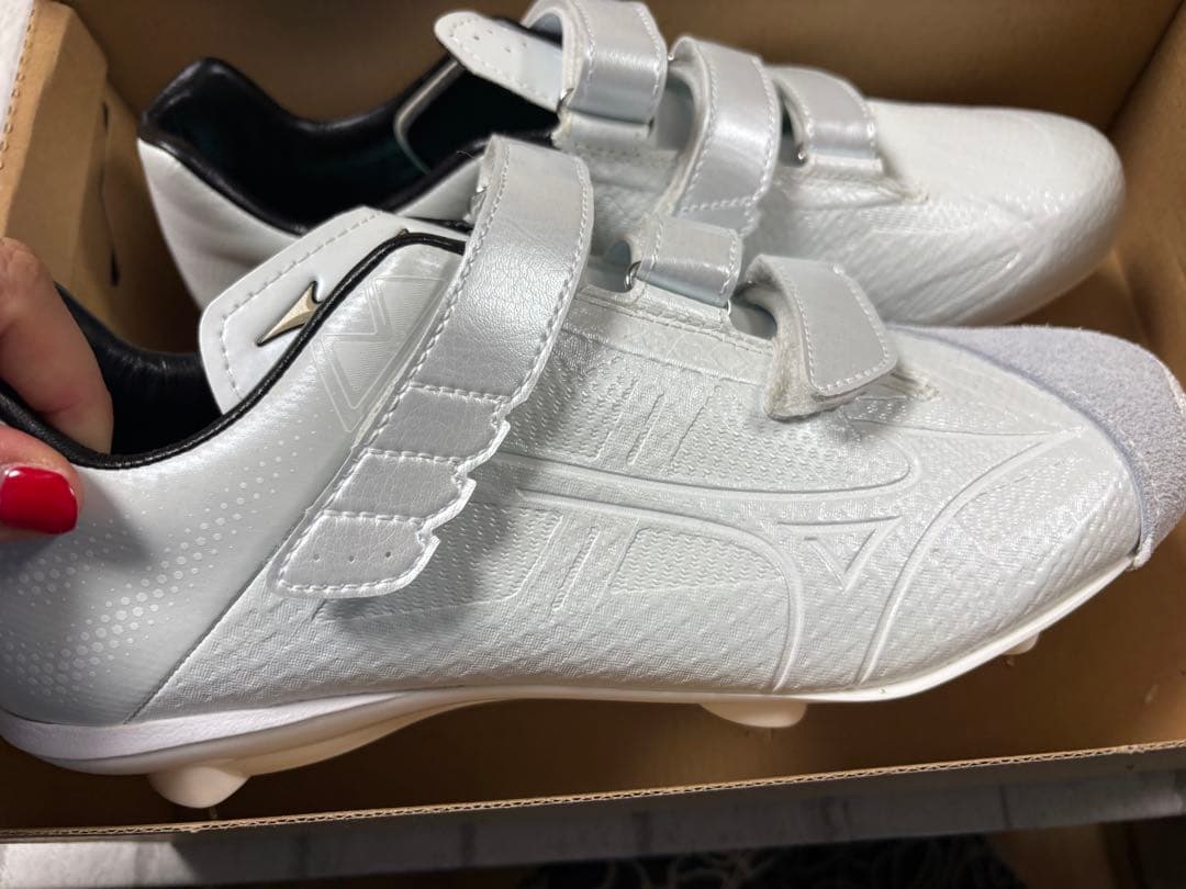 Mizuno ホワイト スパイクシューズ