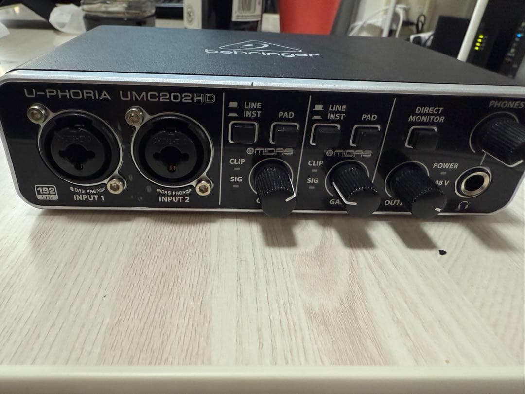 U-PHORIA UMC202HD オーディオインターフェイス