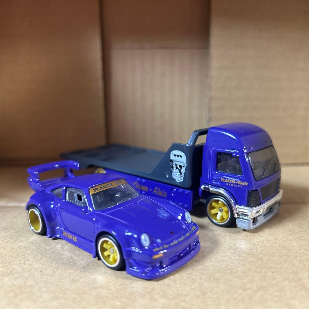 ホットウィール　1/64 RAUH-Welt ポルシェ　930 トランスポート