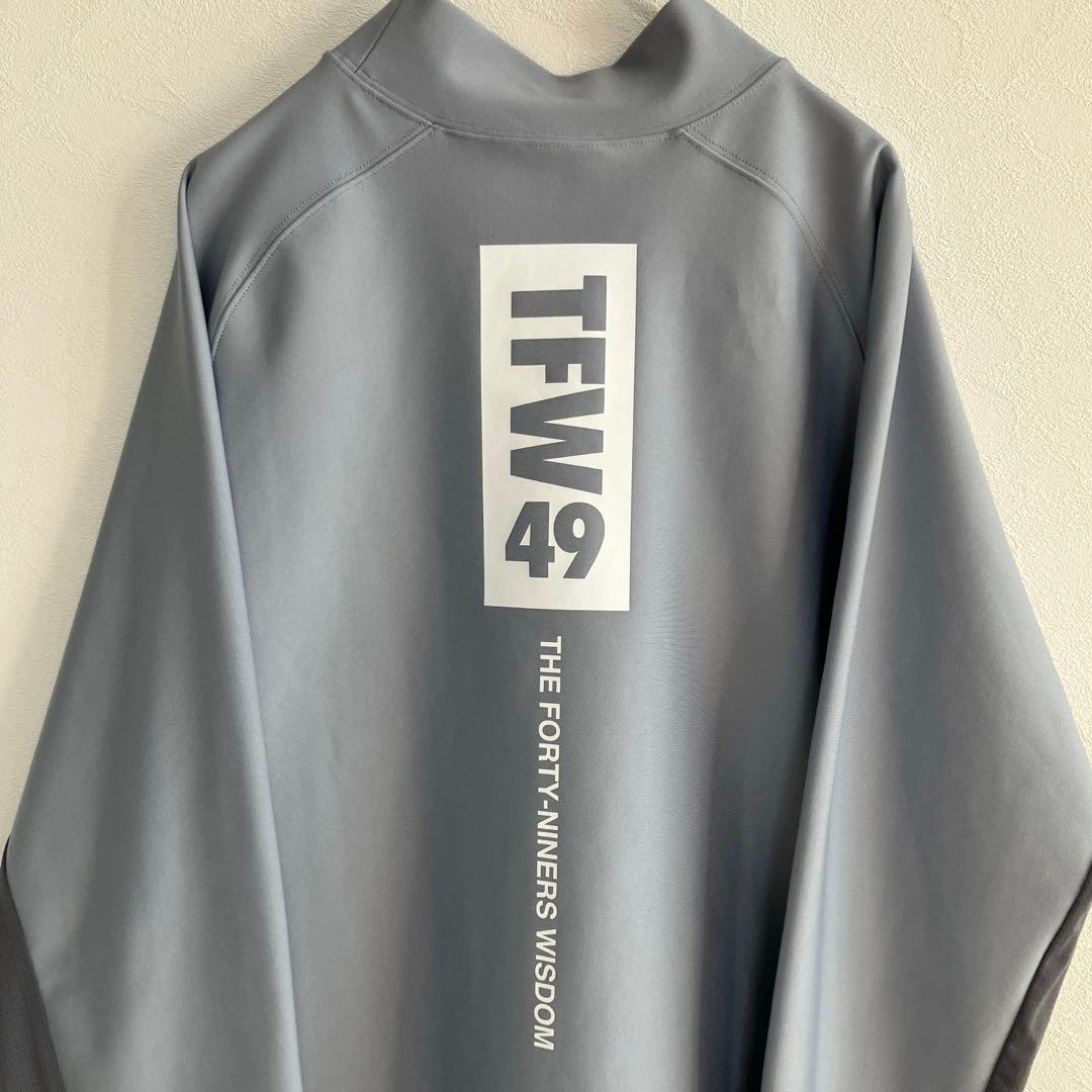 【極美品】TFW49 モックネック 長袖シャツ XL サイドメッシュ 日本製