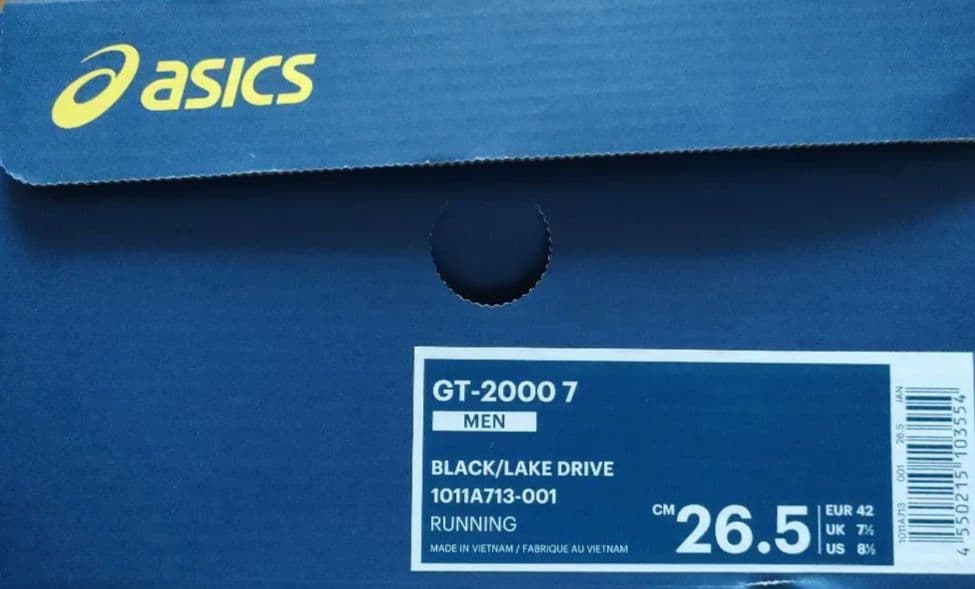 ASICS GEL-EXCITE 8 ネイビー/オレンジ　26.5cm