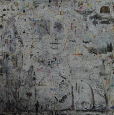 平澤重信、【あなたの隣の向こう側】、希少な画集画、新品高級額・額装付