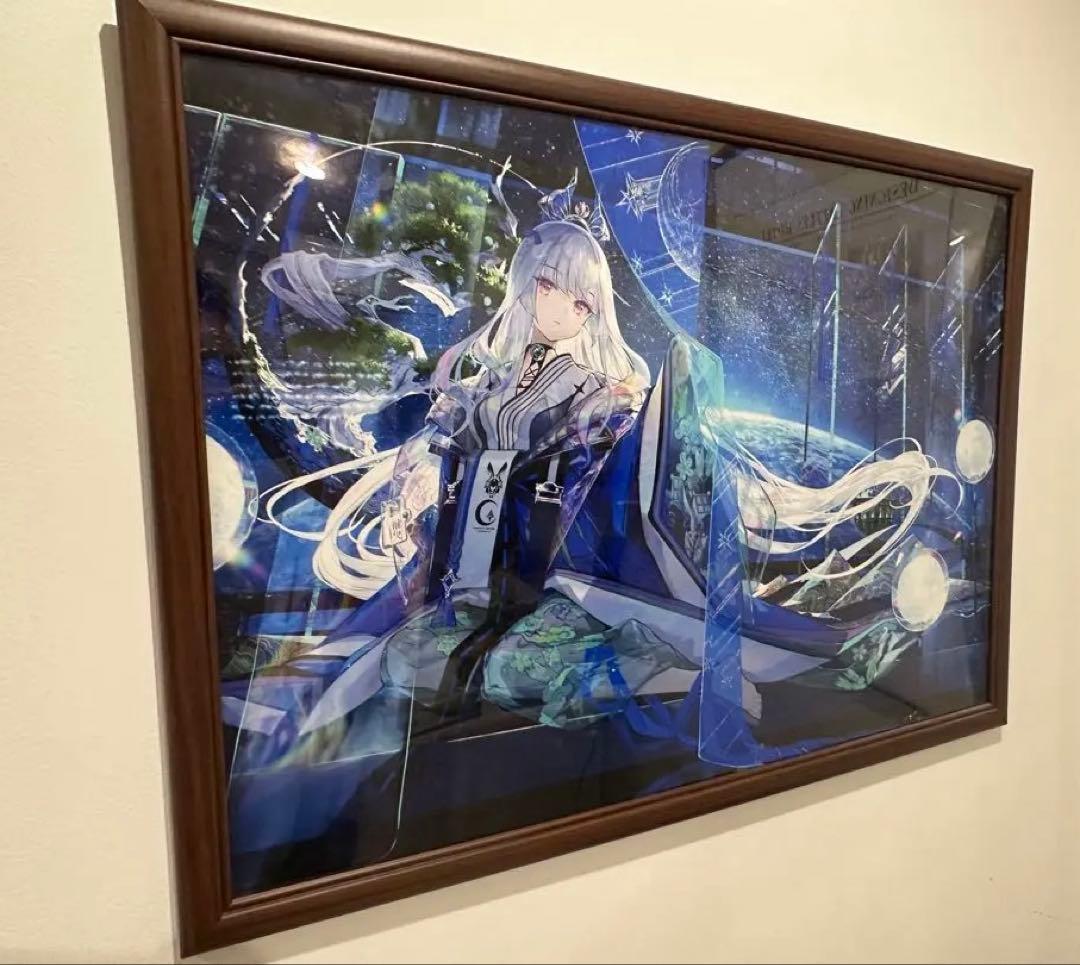 絵師100人展 11 藤ちょこ かぐや姫 複製原画