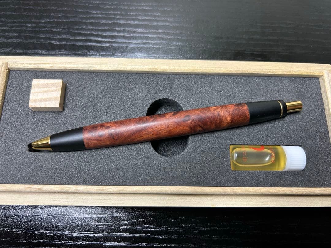 最終値下げ！！！ 野原工芸 特上花梨瘤 スタンダードボールペン