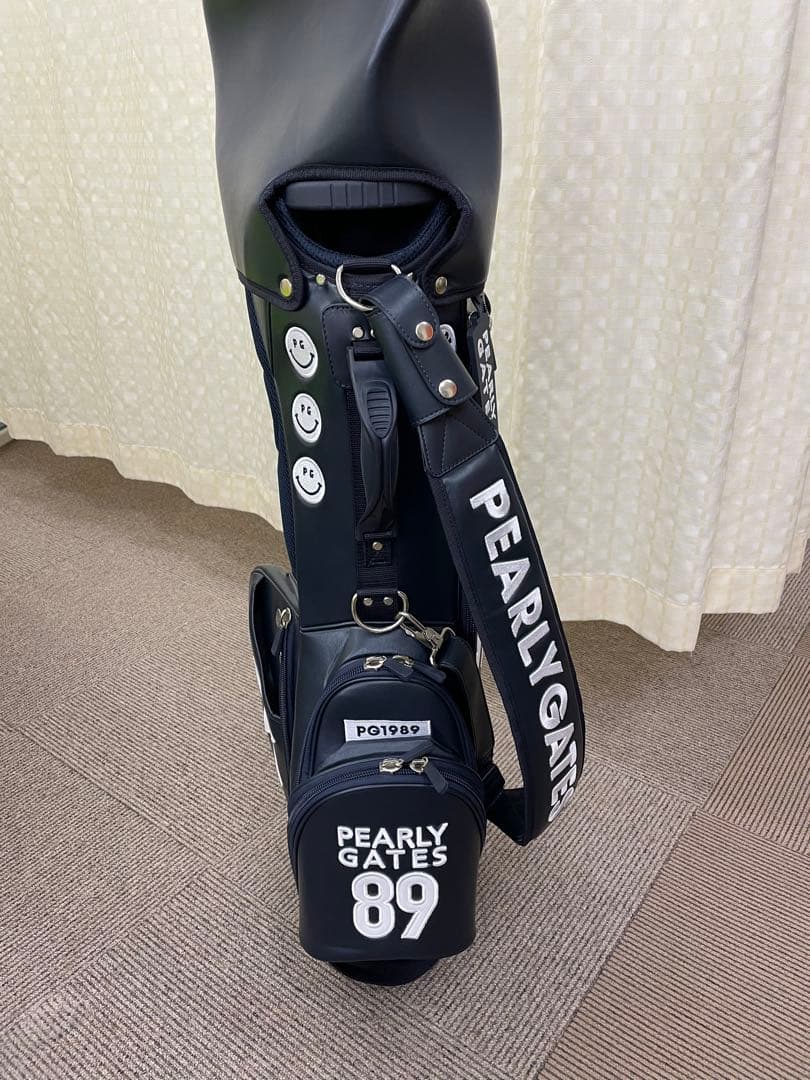 PEARLY GATES スタンド式キャディバッグ ネイビー