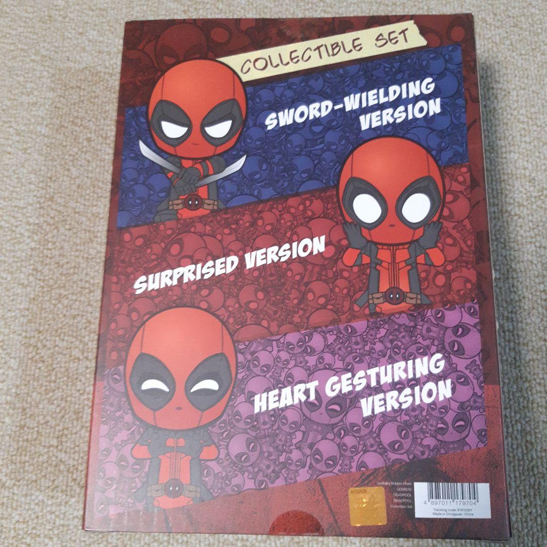 デッドプールコスベイビー首振り人形