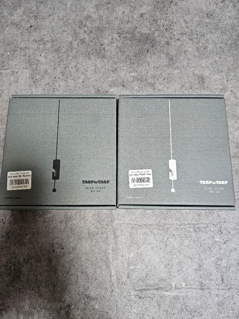tarptotarp wire strap WS-60 ブラック、ホワイトセット