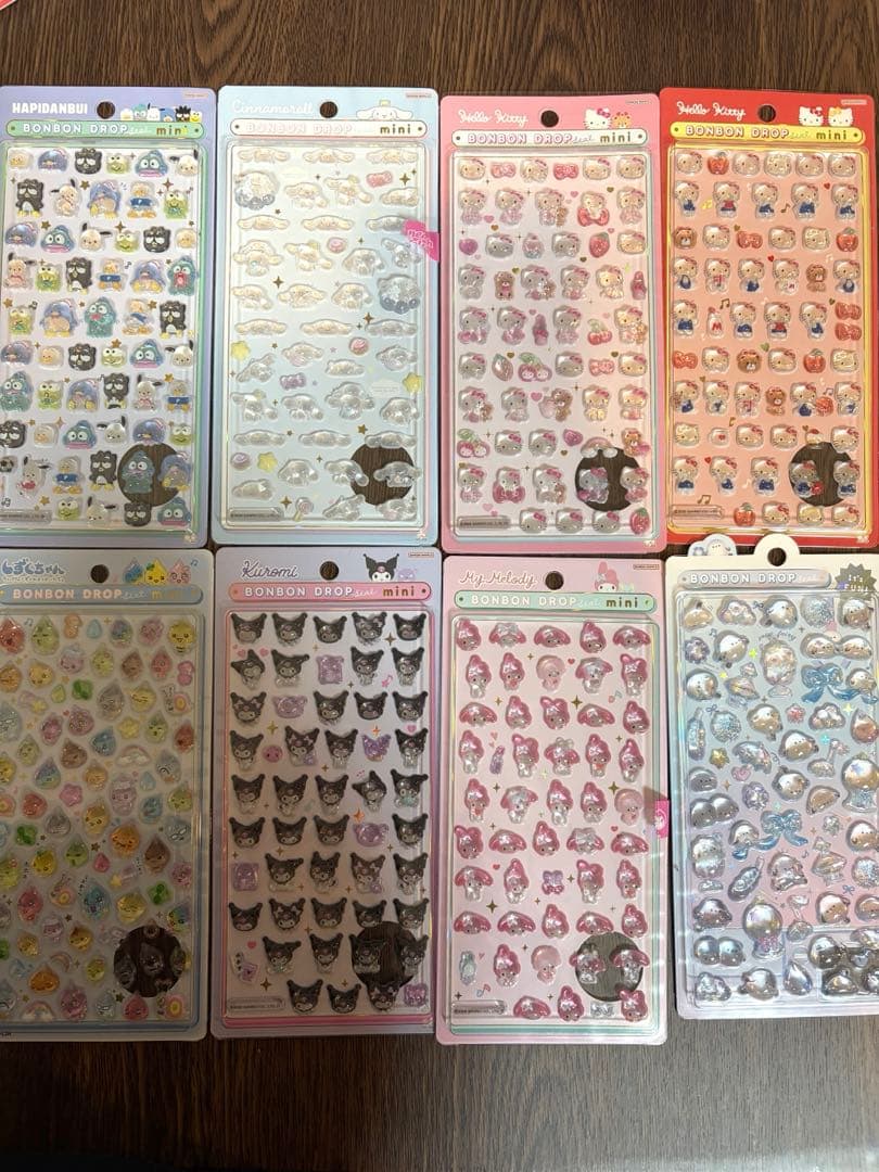 【正規品】ボンボンドロップシール　８枚セット