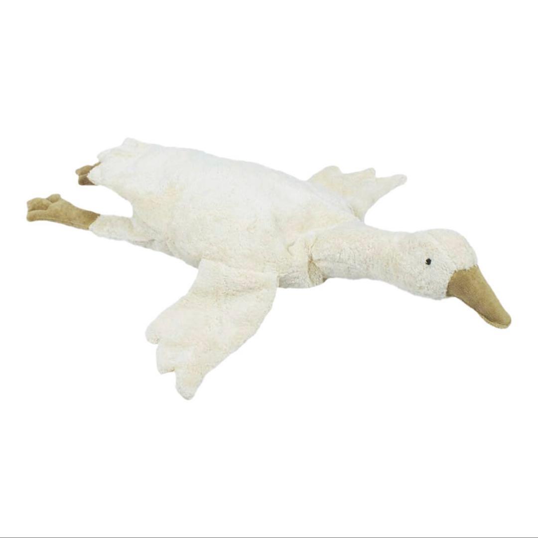 ぽん【美品】ナチュラル可愛い♪ゼンガーナチュウェルトのガチョウぬいぐるみL