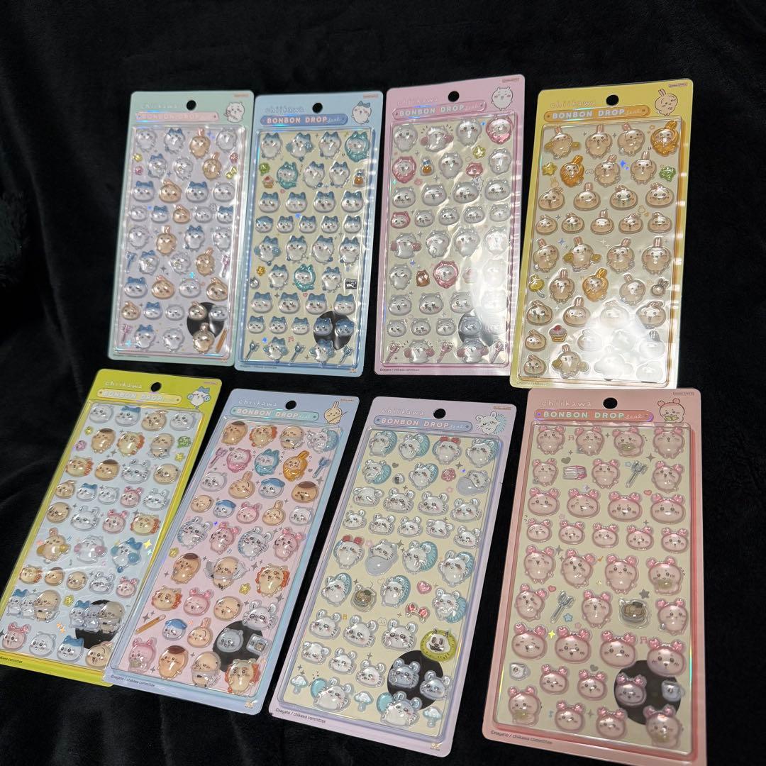 ちいかわ第1弾 ちいかわ第2弾 コンプリート8点セット　ボンボンドロップシール