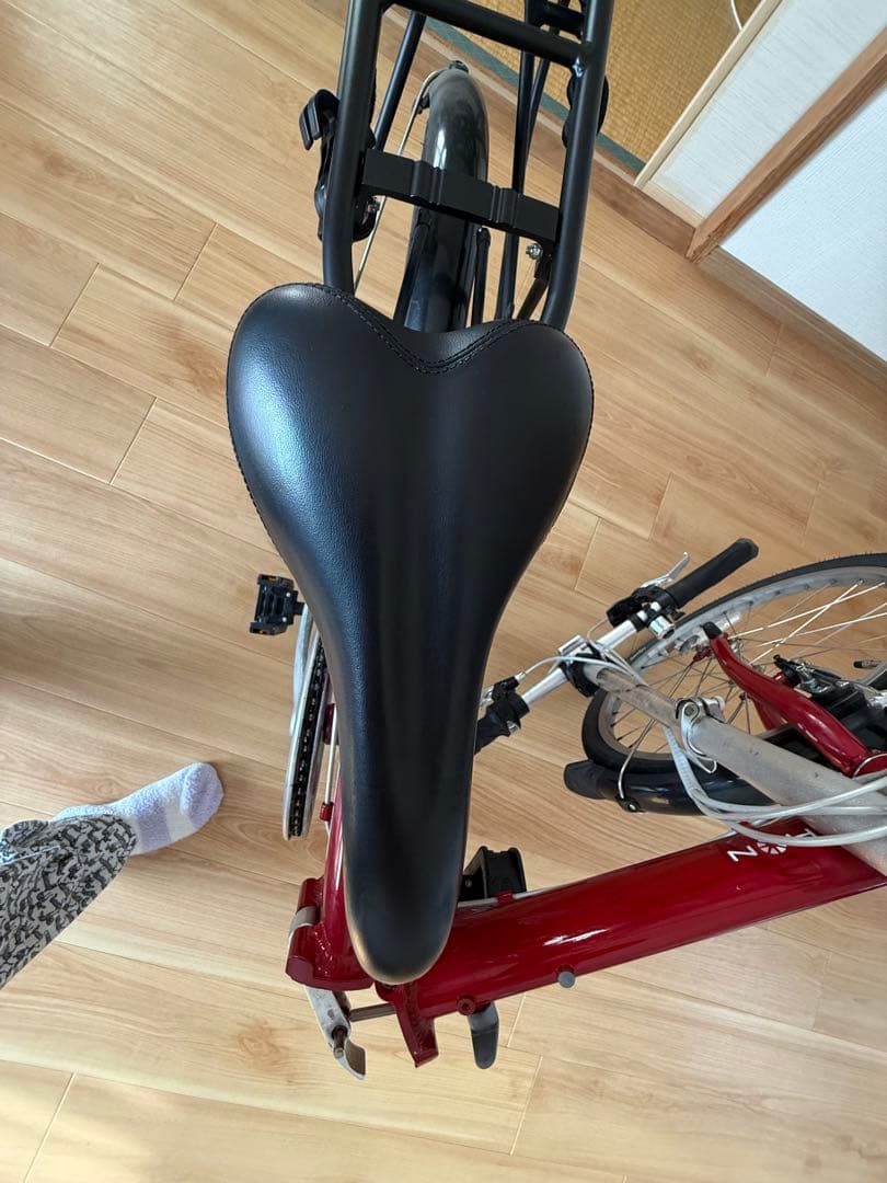 赤ちゃんさん専用　折りたたみ自転車 ROUTE ルビーレッド