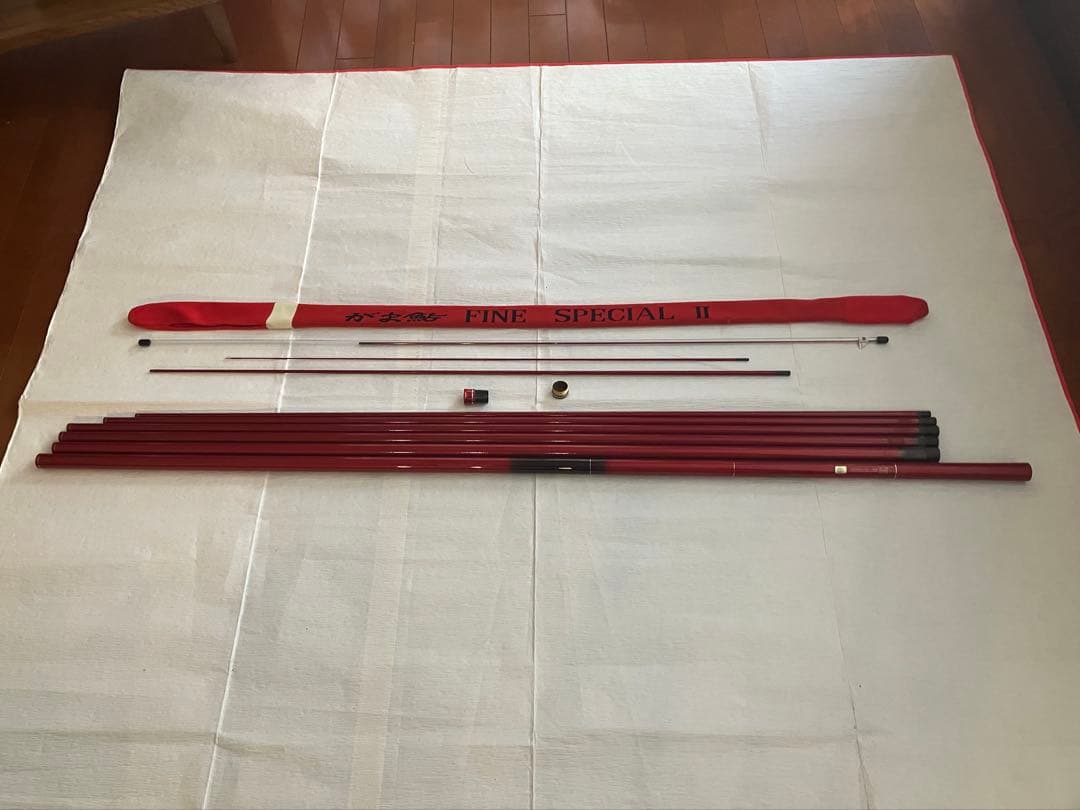 がま鮎 ファインスペシャルII 硬中硬90 元竿交換済み