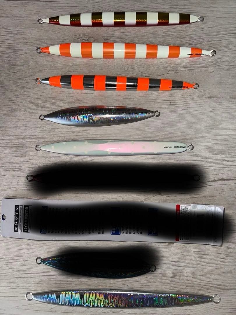 Atusiメタルジグ 6個セット シーフロアコントロール 中深海