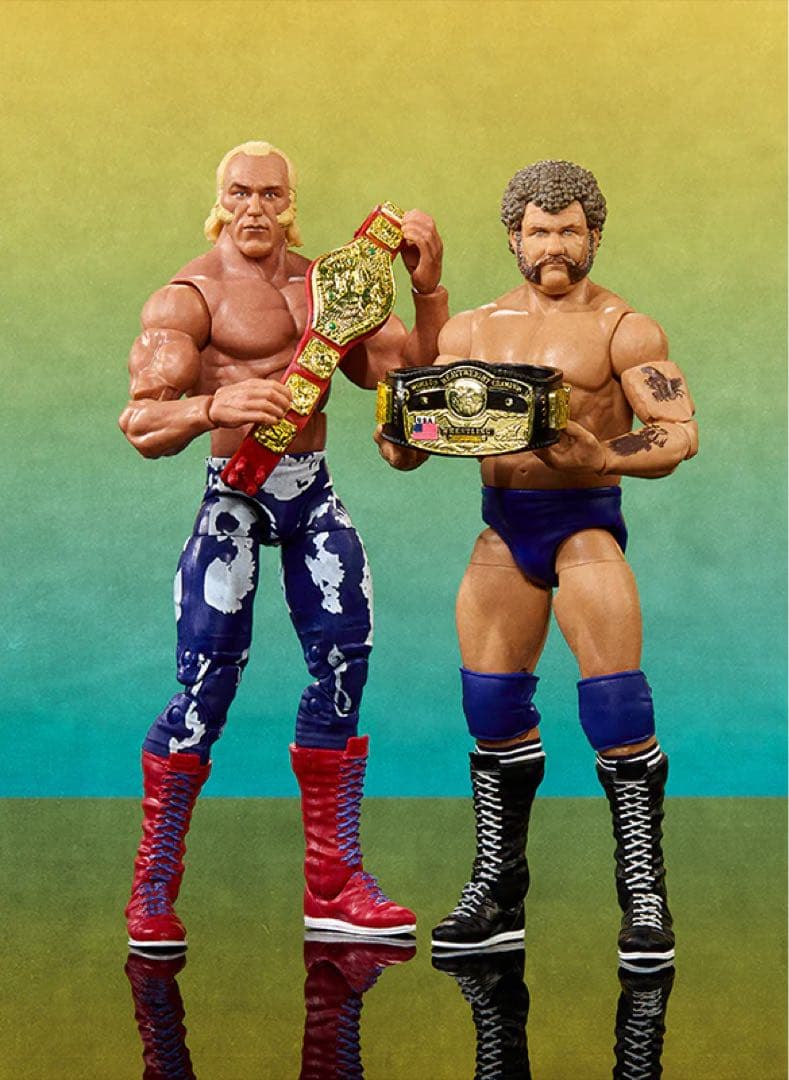 【アメリカ直輸入激レア新品】 Mattel社WWE 4体セット限定品