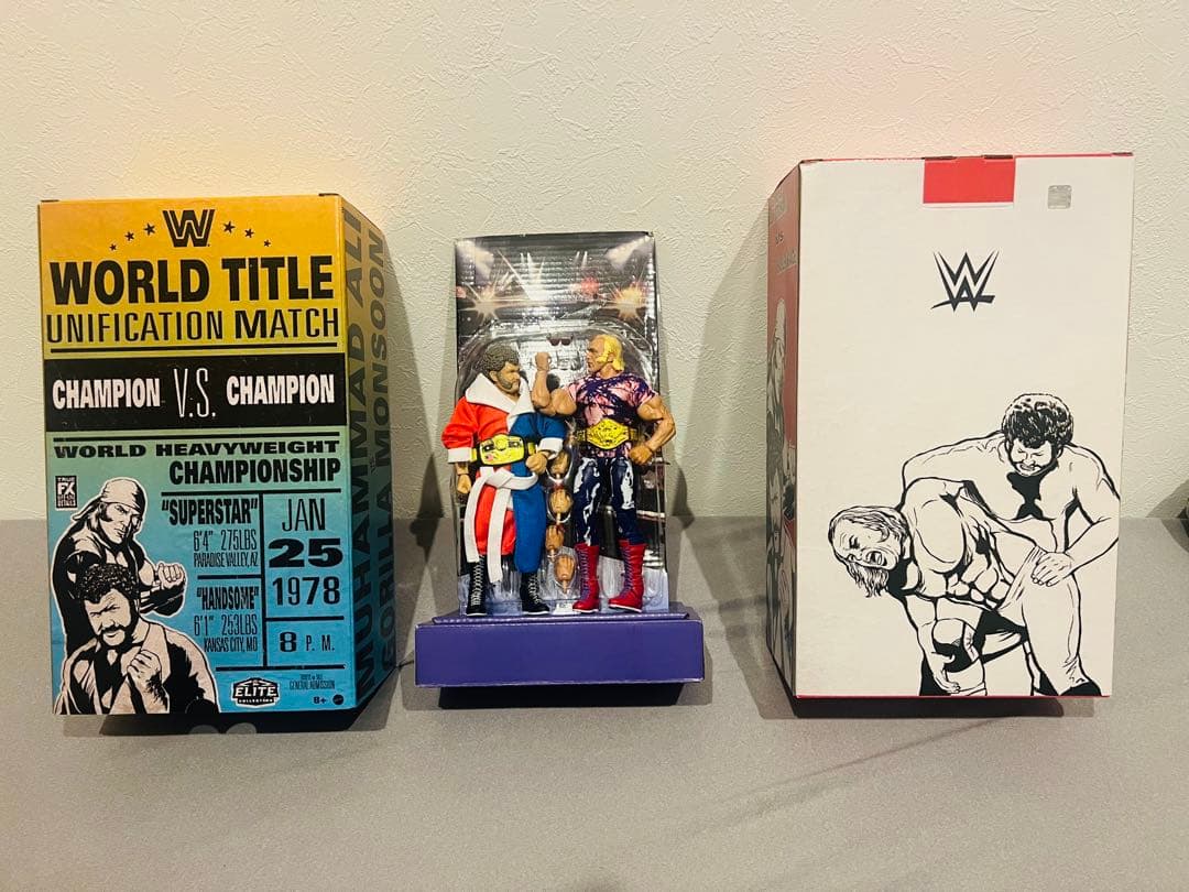 【アメリカ直輸入激レア新品】 Mattel社WWE 4体セット限定品