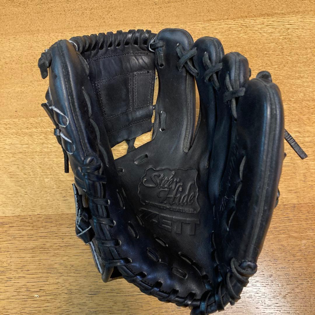 DYNA ZETT 硬式グローブ ブラック