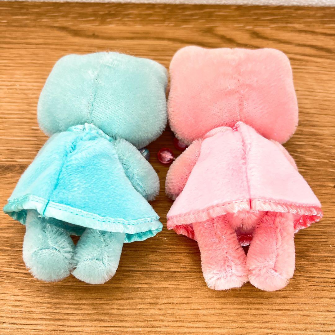 Sanrio ハローキティ　vivitix モヘアドール　ピンク　ブルー