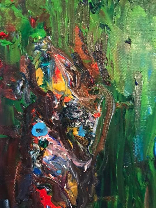 shame  恥（油彩画）