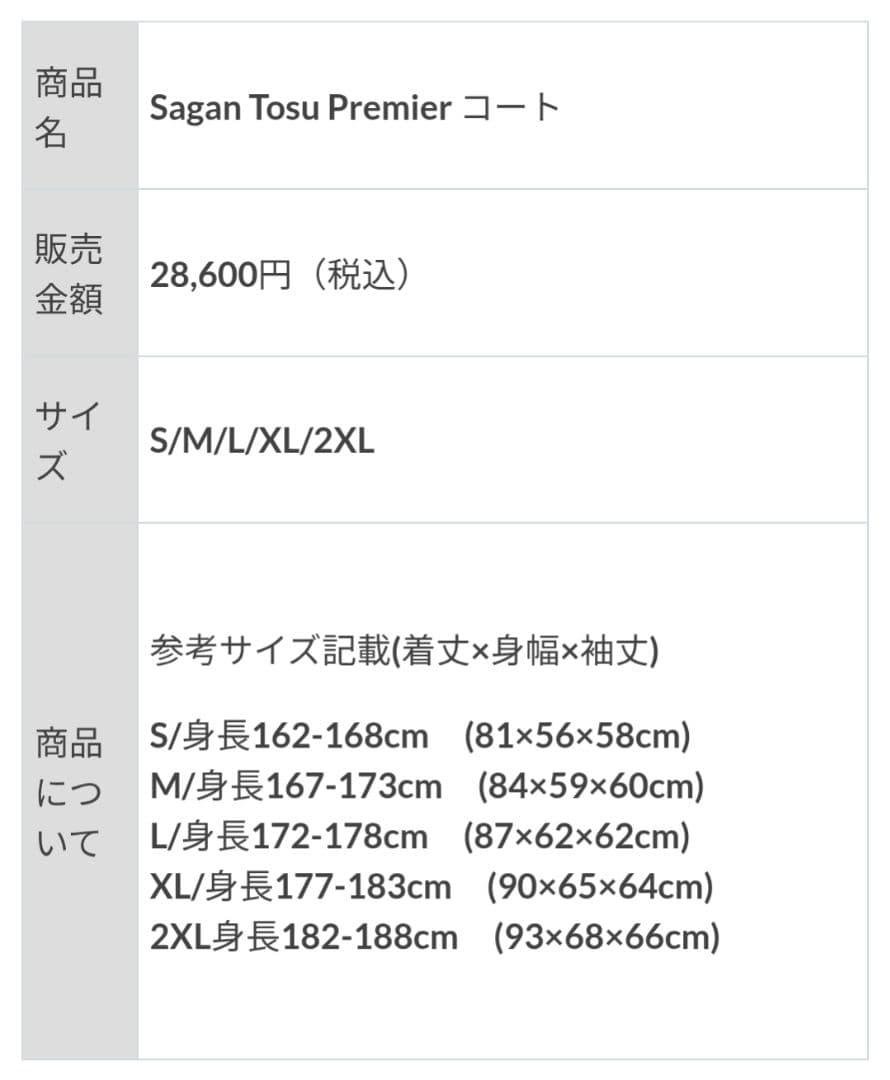 りんりん　サガン鳥栖×ニューバランスコラボ プレミアムコレクションコート