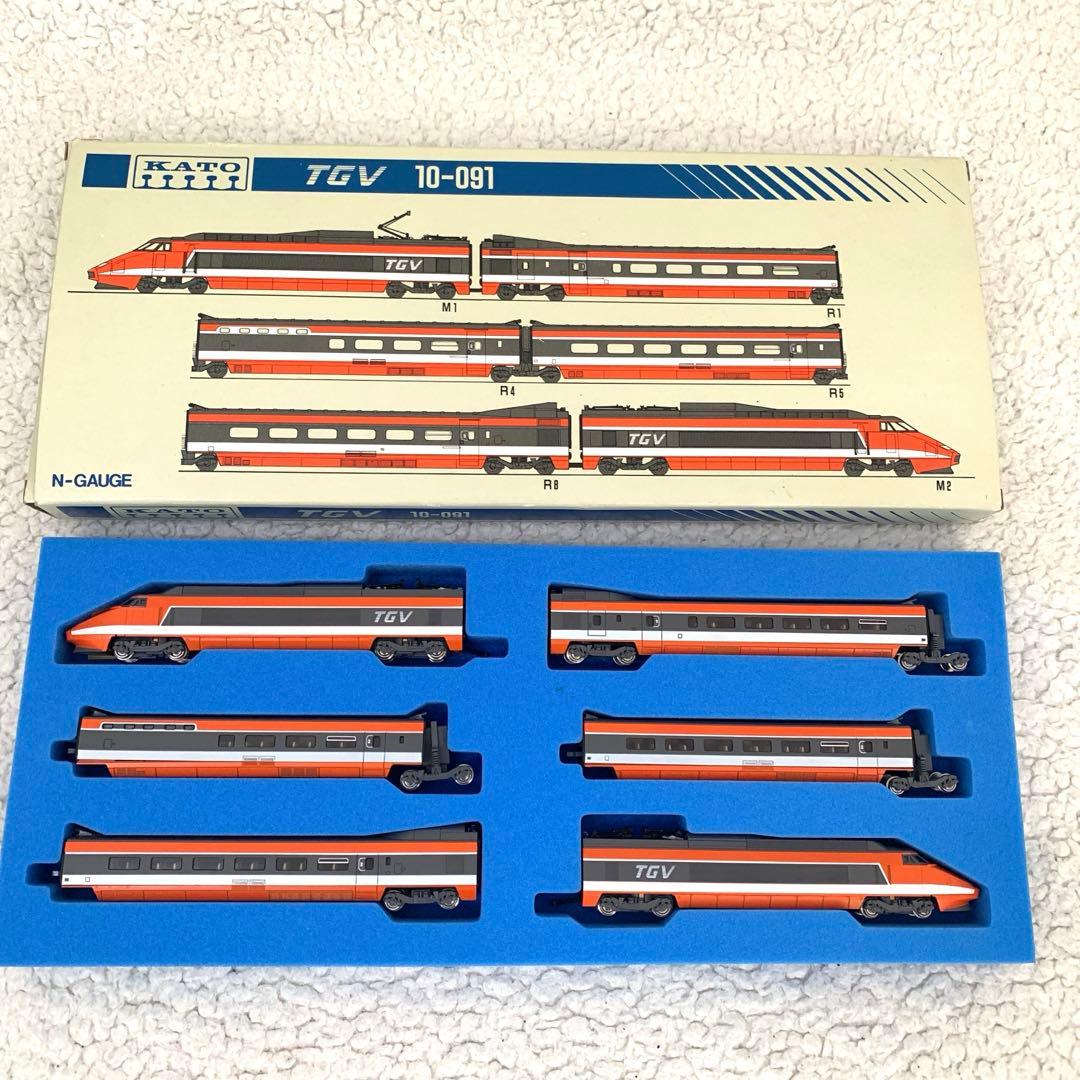 【美品】KATO TGV 10-091 Nゲージ 6両編成