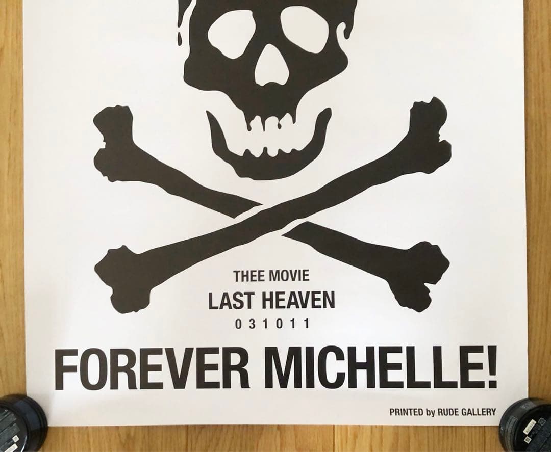 【レア】THEE MICHELLE GUN ELEPHANT ポスター　白