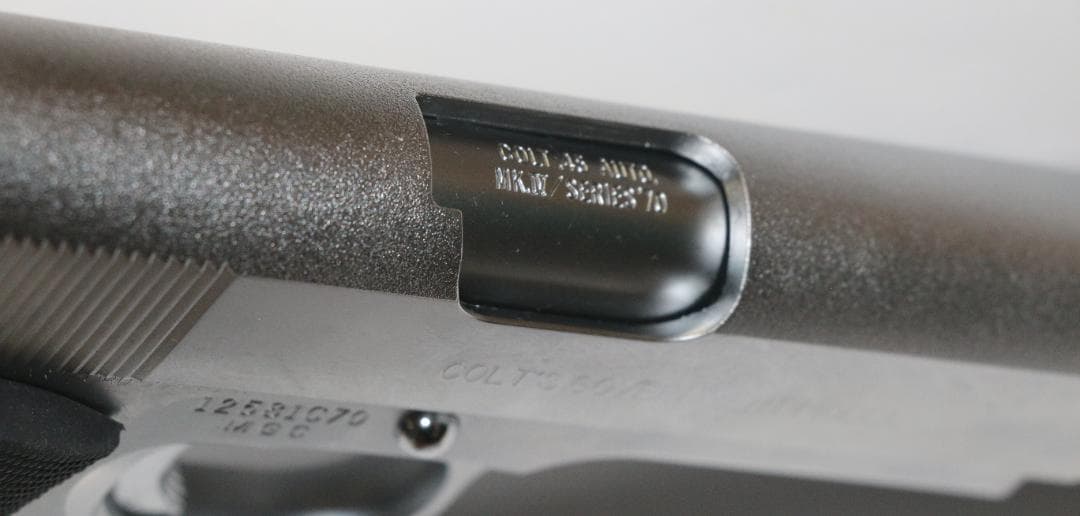 MGCAＢＳ樹脂製モデルガン コルトＧＭ　ＭＫⅣステンレスシルバーSPG合法品