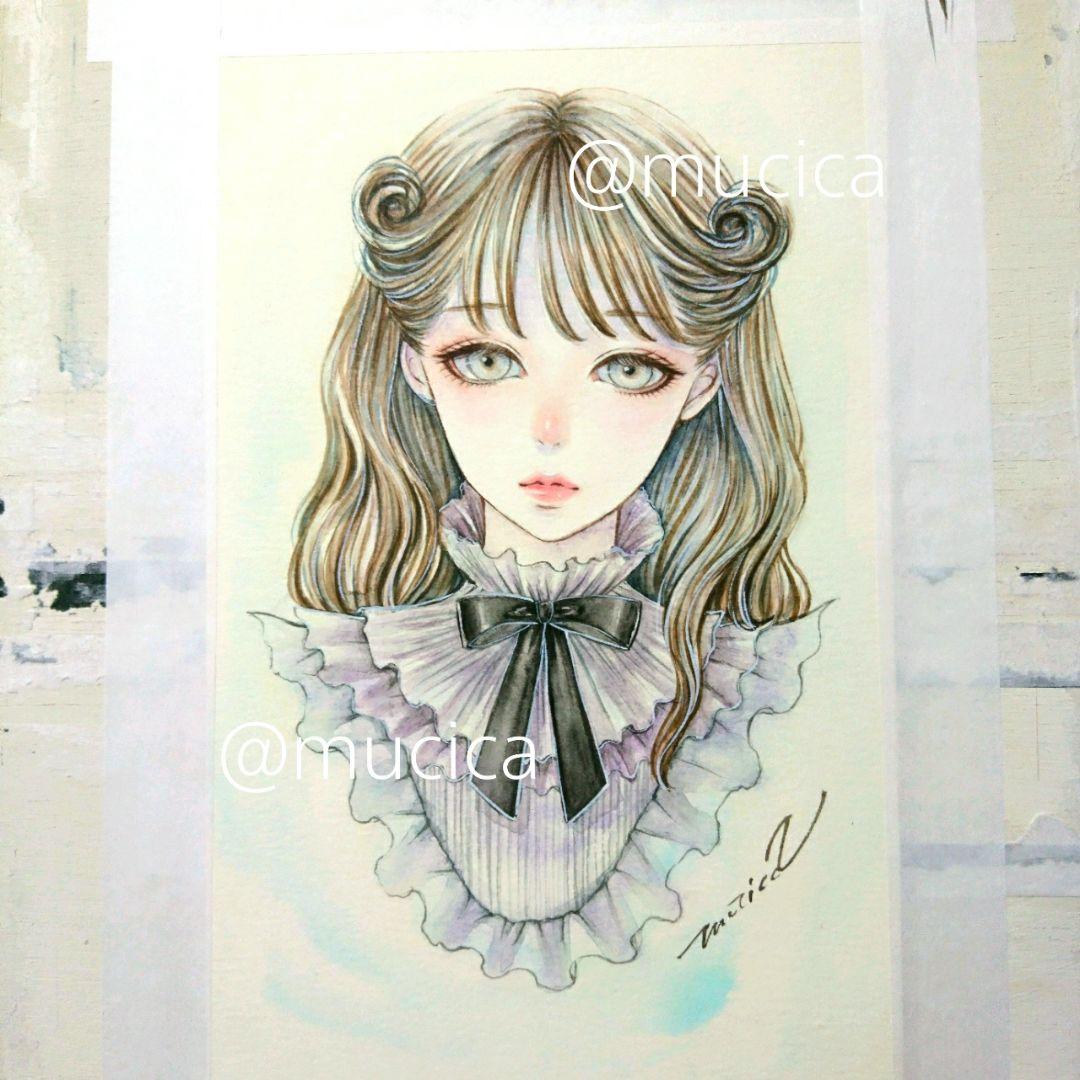 ポストカードプリント 手描きイラスト《 fast 》オリジナル 水彩画