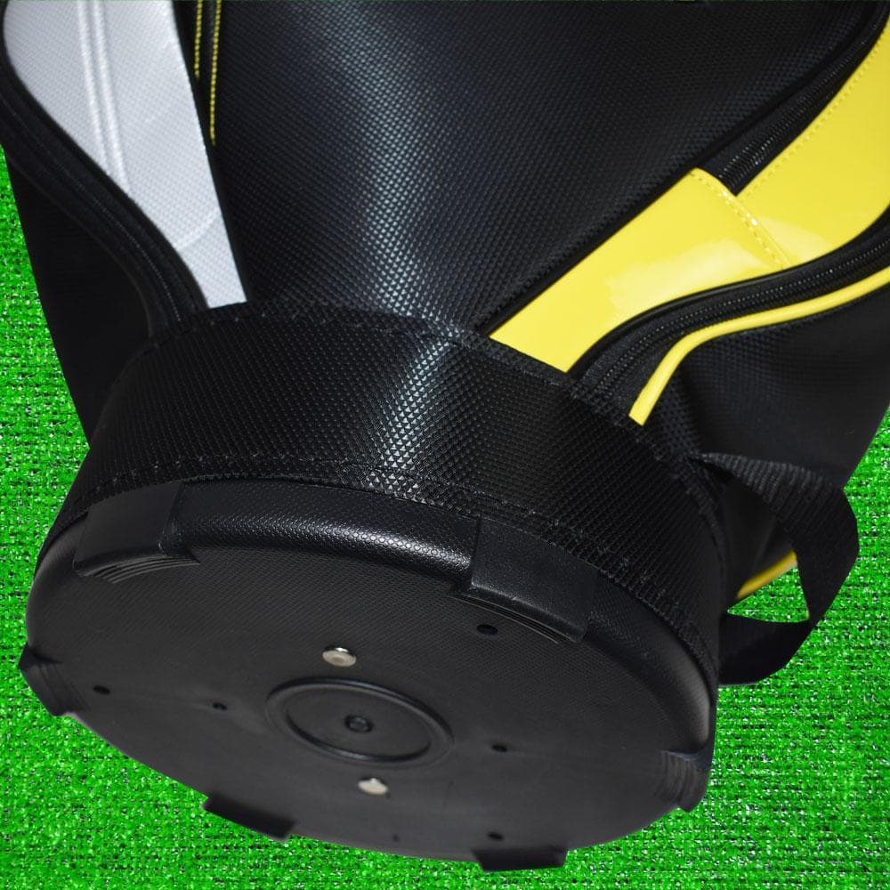 ブリヂストン ゴルフ 軽量 キャディバッグ９型【黒/黄/白】新品！