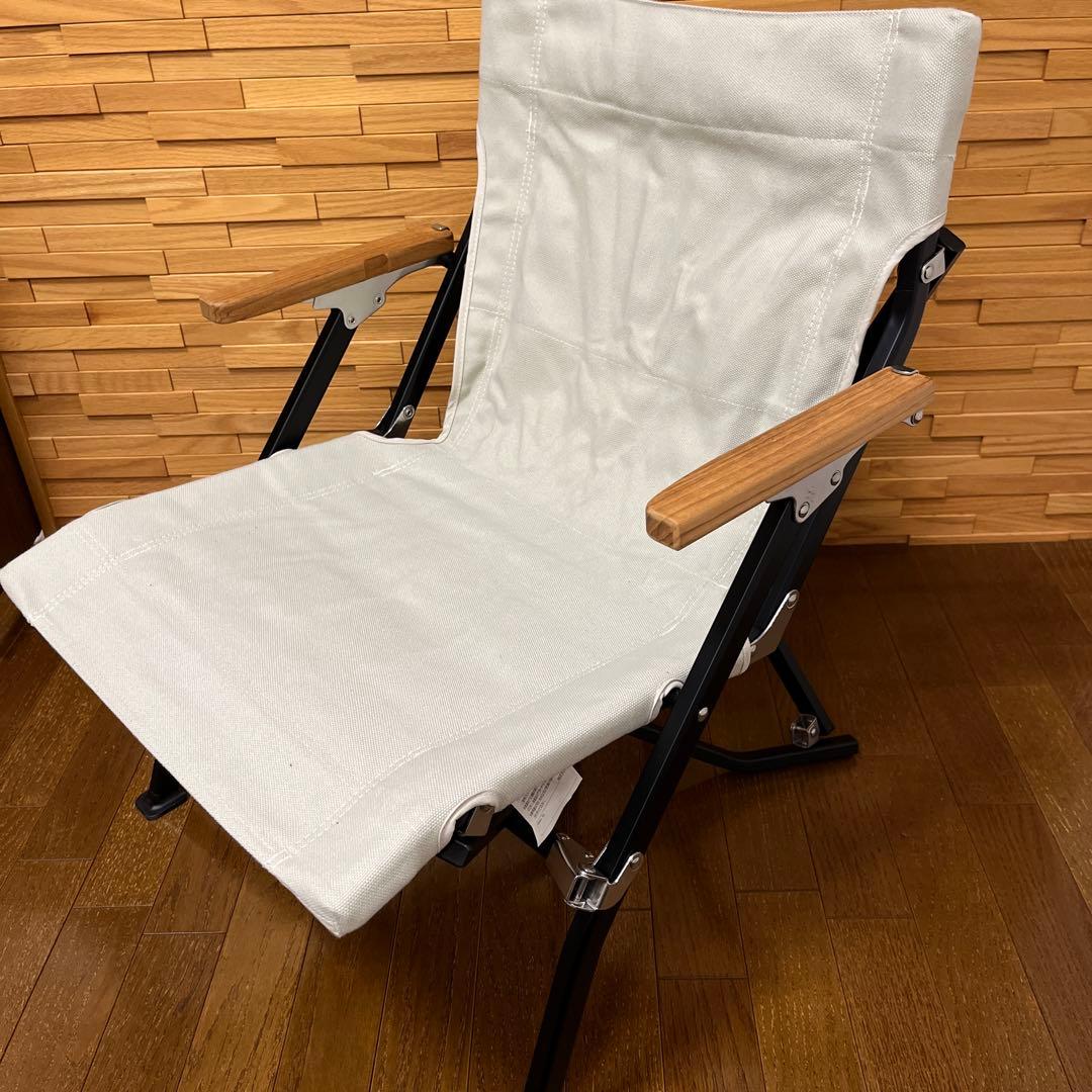  peak ローチェア ショート アイボリー②